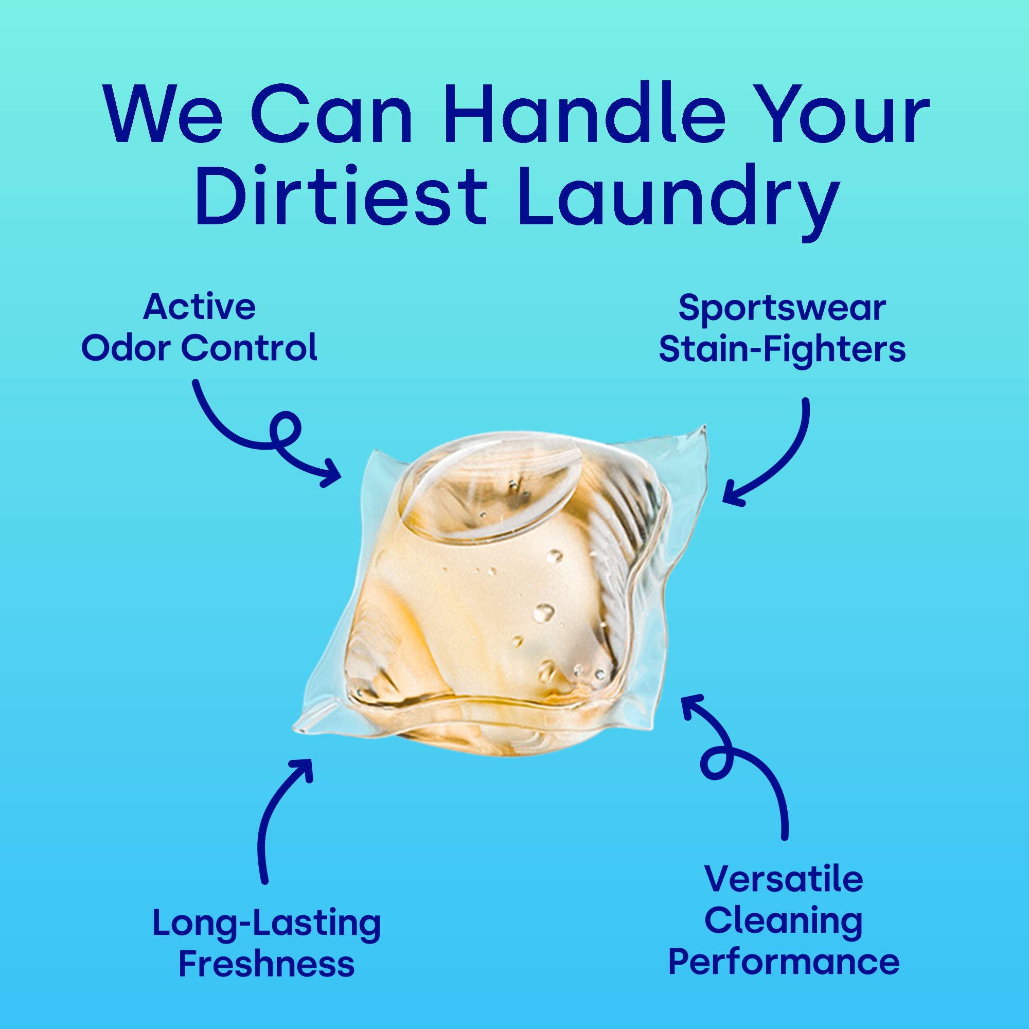 Activewear Laundry Detergent Pods, Crisp Breeze