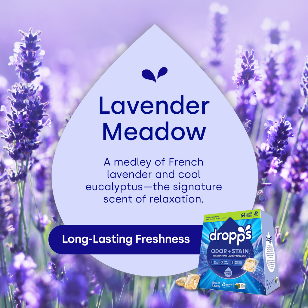 Odor & Stain Laundry Detergent Pods, Lavender Meadow