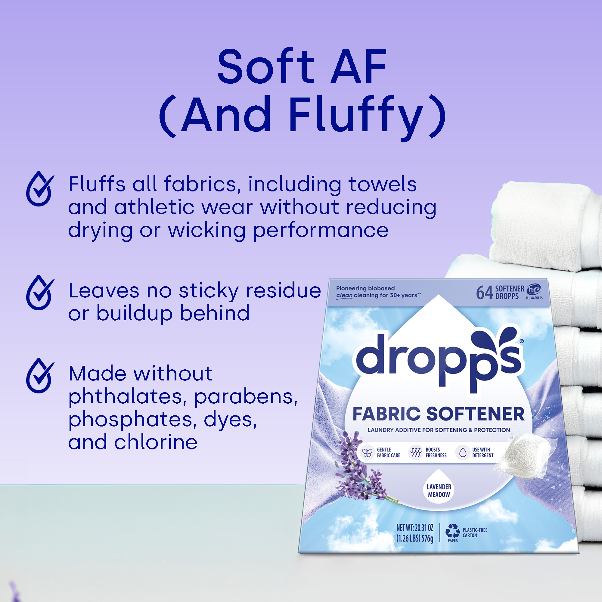 Fabric Softener Pods, Lavender Meadow