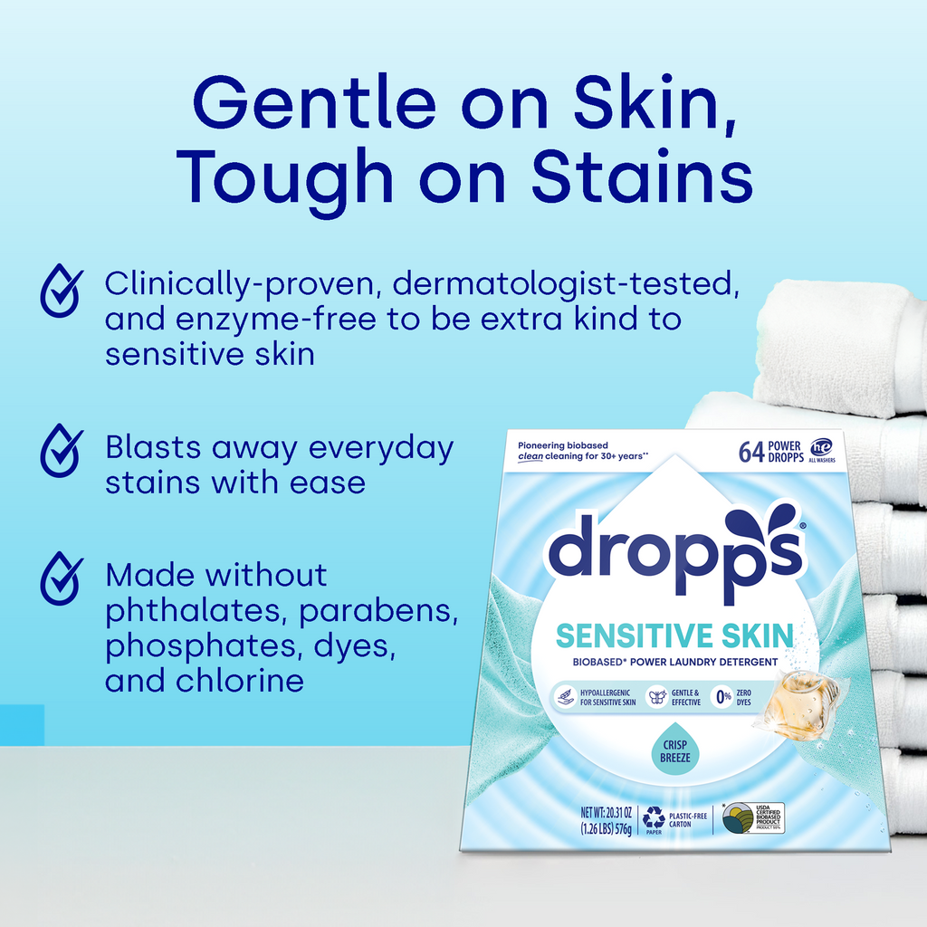 Sensitive Skin Laundry Detergent Bulk Pods, Crisp Breeze