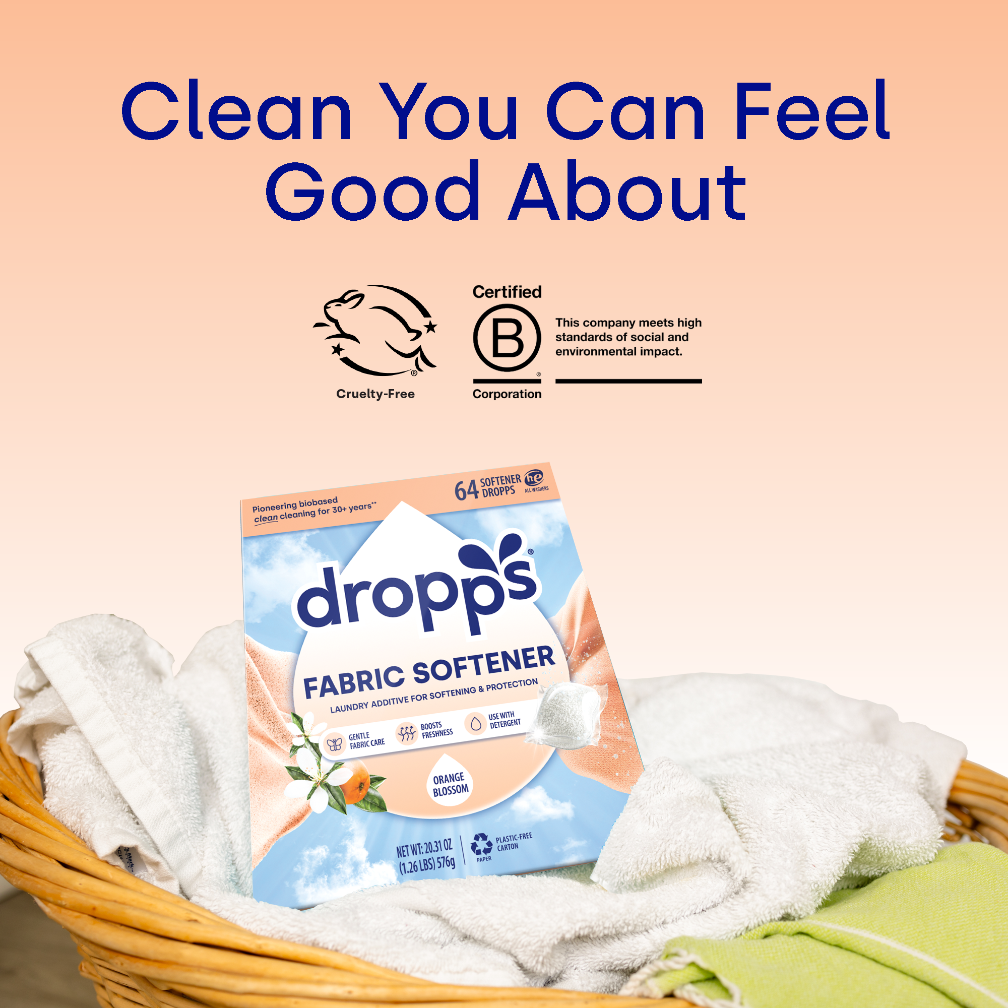 Fabric Softener Pods, Orange Blossom