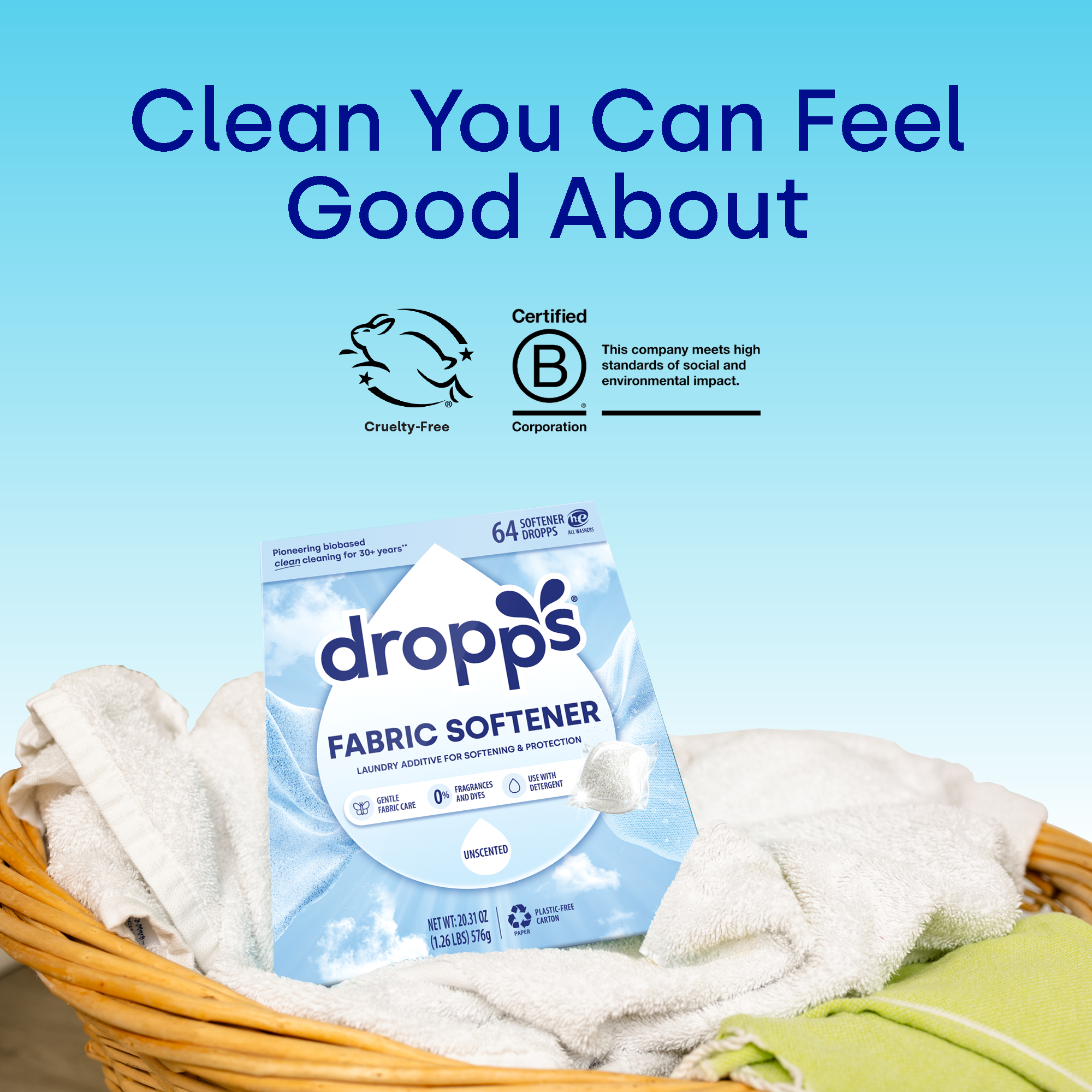 Fabric Softener Pods, Unscented