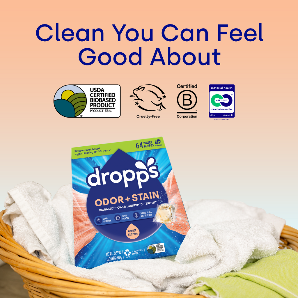 Odor & Stain Laundry Detergent Pods, Orange Blossom