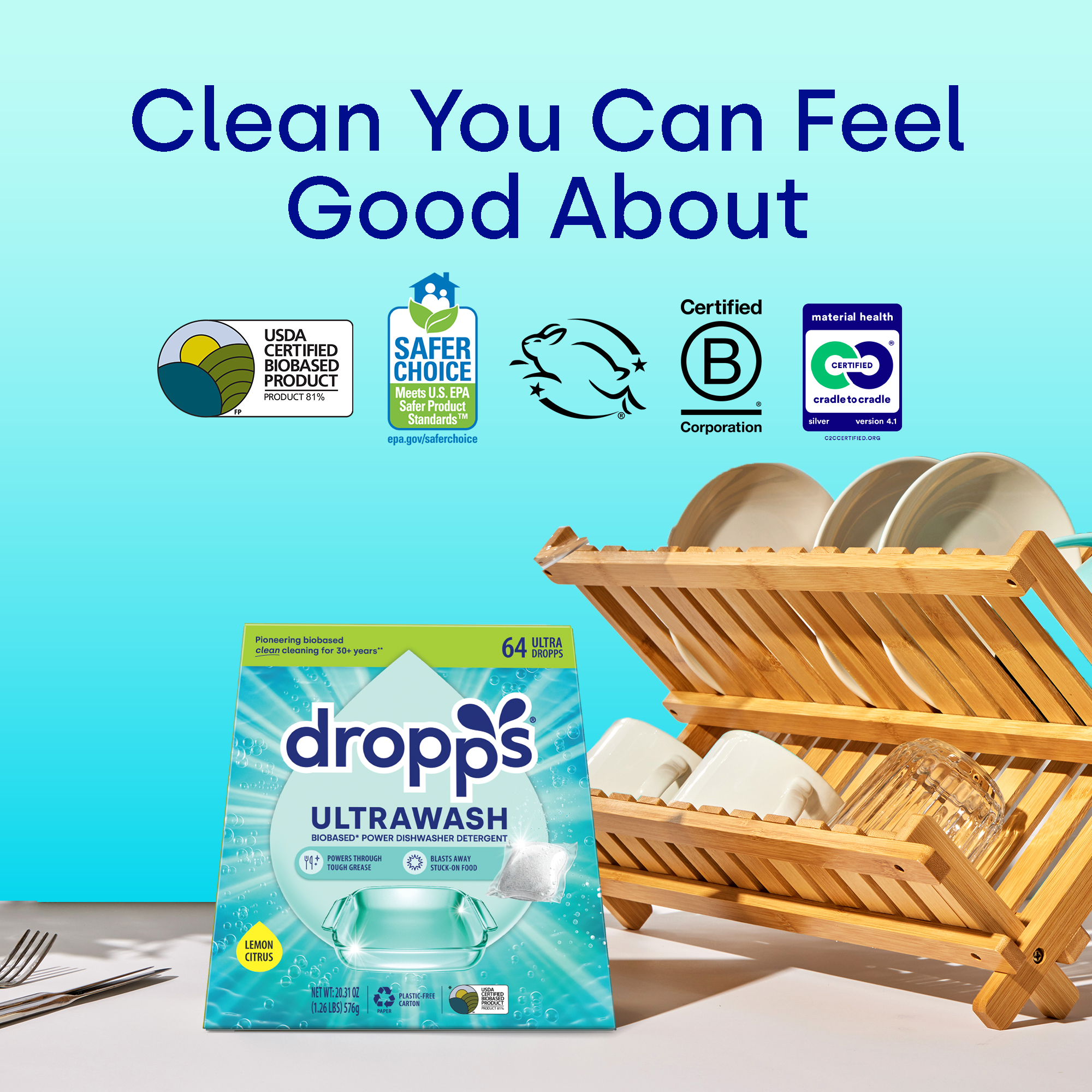 UltraWash Dishwasher Detergent Pods, Lemon Citrus