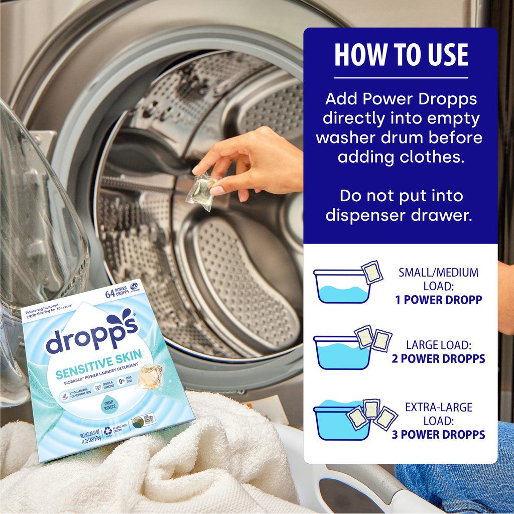 Sensitive Skin Laundry Detergent Pods, Crisp Breeze
