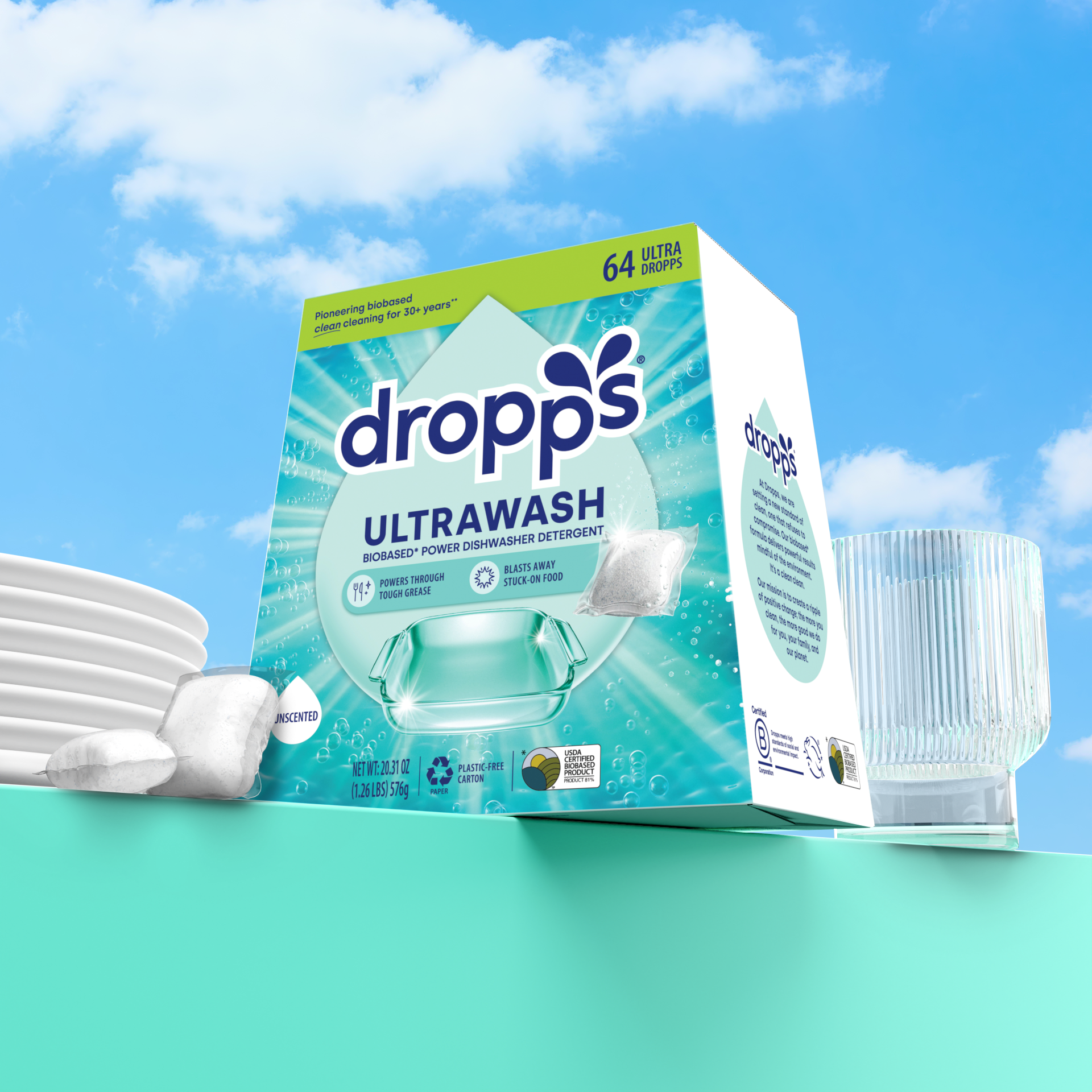 UltraWash Dishwasher Detergent Pods, Unscented